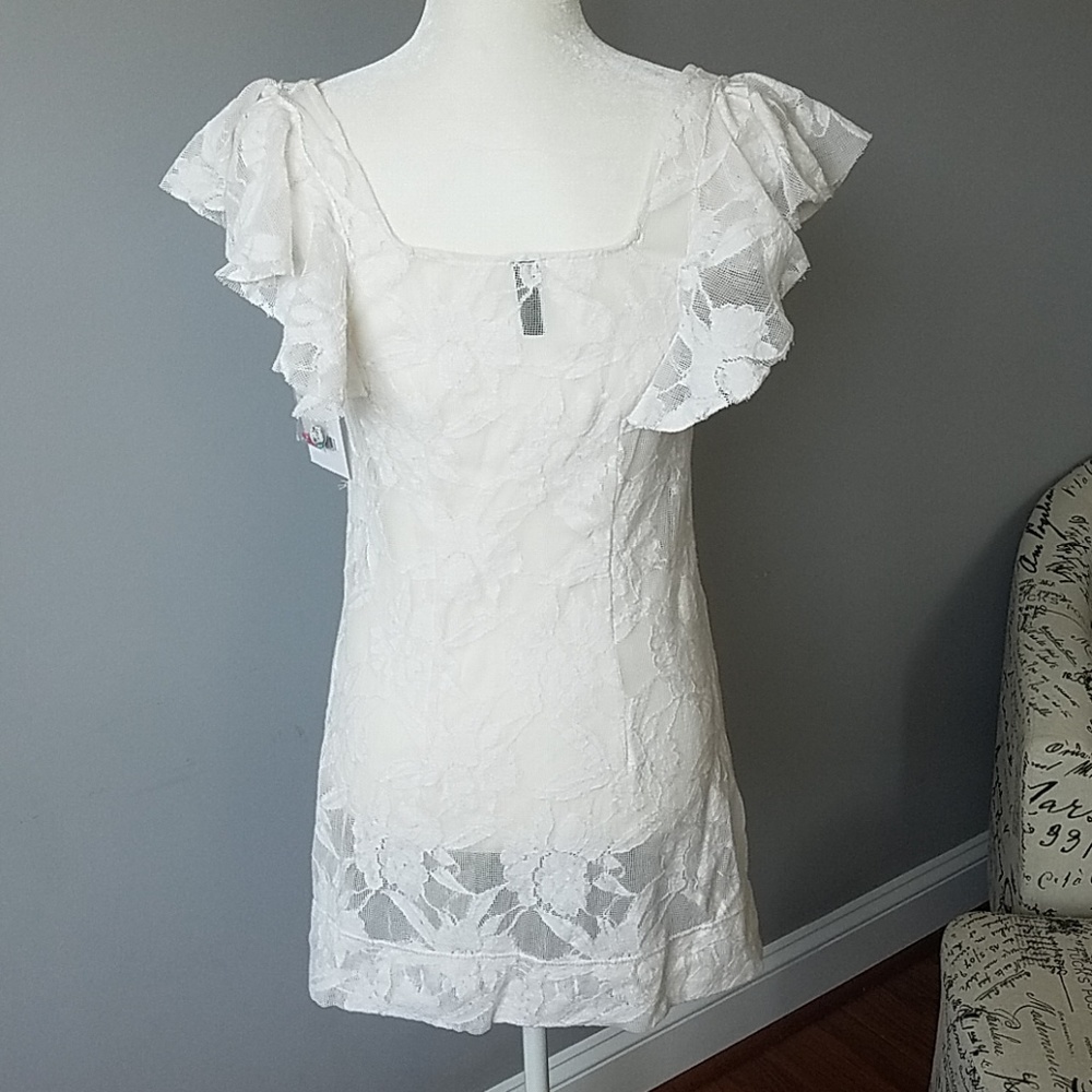 Free People Beaded Lace Tunic - Picture 3 of 7